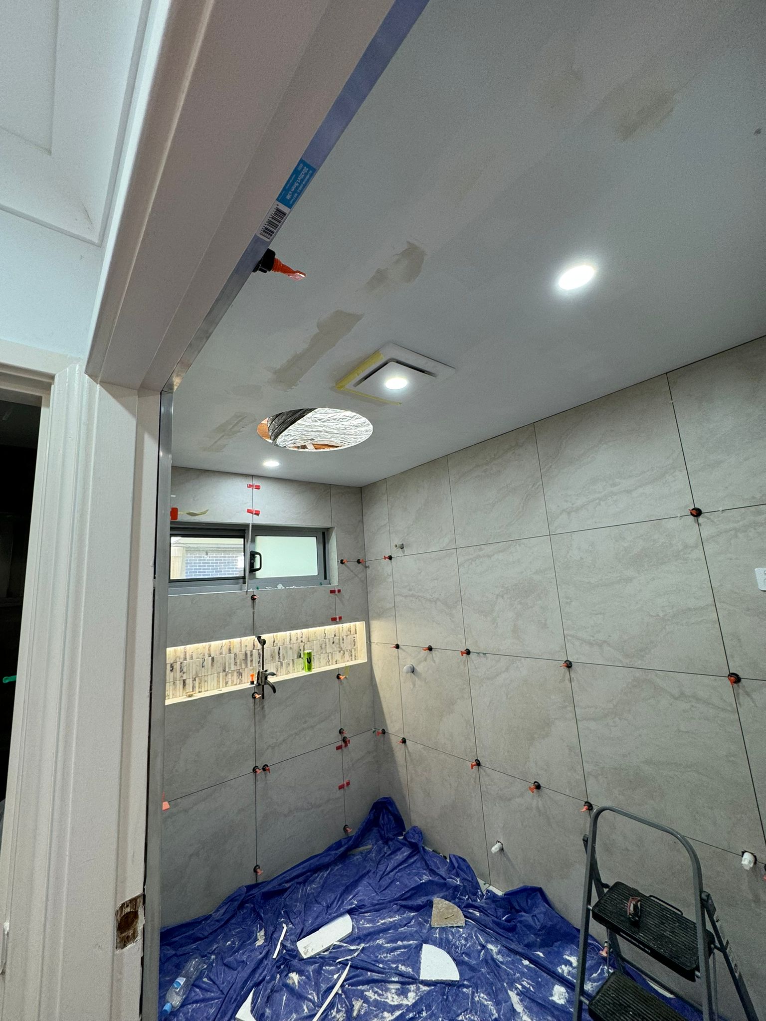 Bathroom downlights and niche lighting